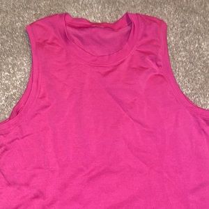 NEVER WORN lululemon swiftly tech high neck tank sonic pink size 4